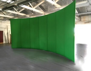 Our Green Screen walls come in all sizes including custom sizes.