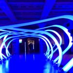 Originators Design-Arches rental of fabric structures and decor here seen at an American Museum of Natural History corporate special event, an AMNH-event via Sequence