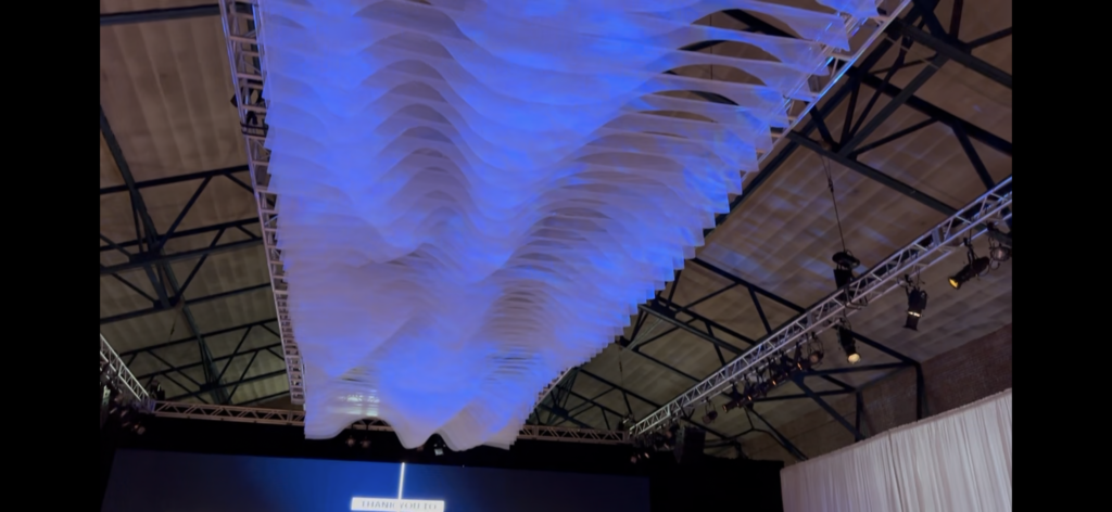 ceiling treatment originators design tension fabric structures